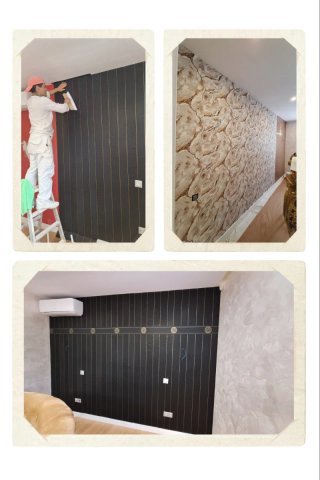 Instalación de papel pintado