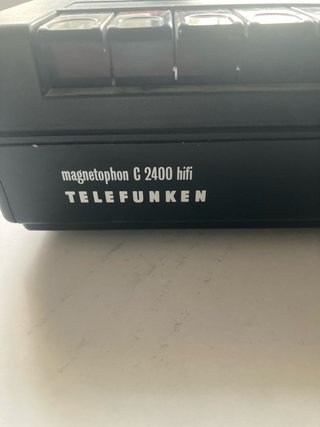 Radio casete Telefunken Magnetophon C 2400 HiFi