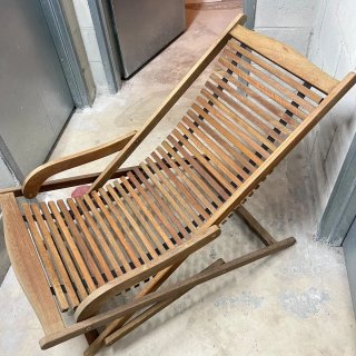 Hamaca de teca plegable