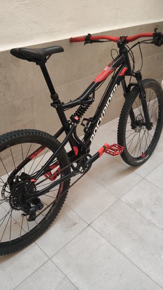 Bicicleta Rockrider ST 530s Modificada