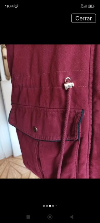 Parka burdeos Pimkie T.42