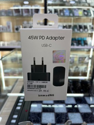 ADAPTADOR DE CORRIENTE 45W USB-C SAMSUNG NEGRO