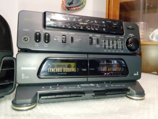 Radio Sanyo M-903SR Boombox doble Cassette.