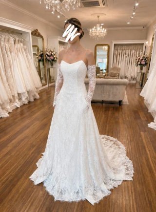 Vestido de Novia Encaje Largo