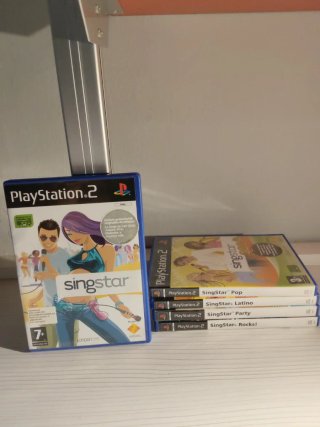 Lote Juegos SingStar PS2 + Micrófono
