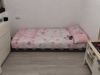 Somier con patas plegables y Colchón de 90x190