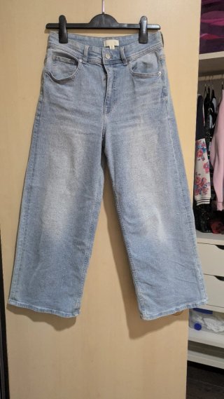 Vaqueros H&M Anchos Azul Claro