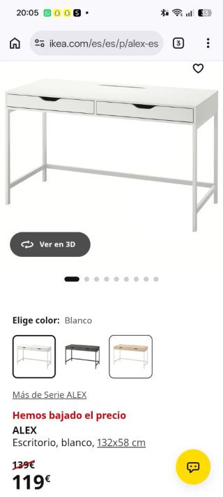Escritorio IKEA Blanco