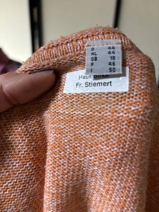 Jersey sin mangas de punto coral