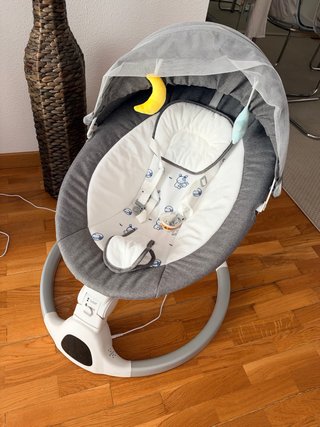 Hamaca bebé con balanceo y capota