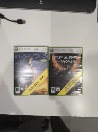 Xbox 360 Halo 3 y Gears of War Bundle Copy