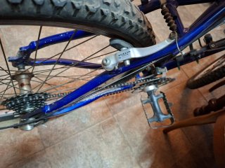 Bicicleta de Montaña Azul