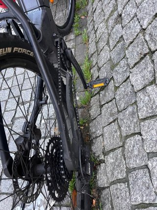 Bicicleta Eléctrica Rockrider Negra