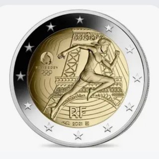 Moneda 2 euro Francia 2021 se entrega en Coincard