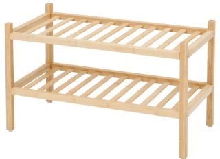 Banco Zapatero Ikea Bambú 2 Estantes