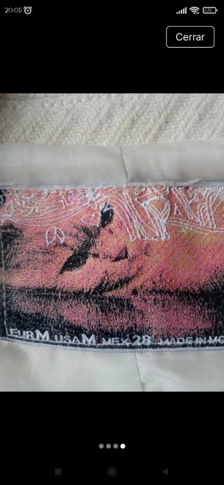 Abrigo Zara Blanco Forrado