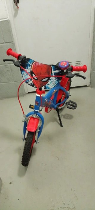 Bicicleta Spiderman niño 14