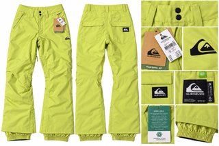 Pantalón de Nieve Quiksilver Verde Talla M