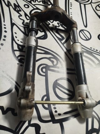 Yamaha Jog R horquilla y amortiguadores