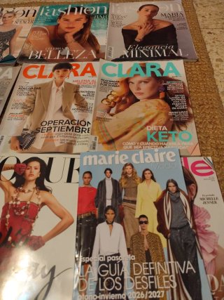 Lote revistas moda
