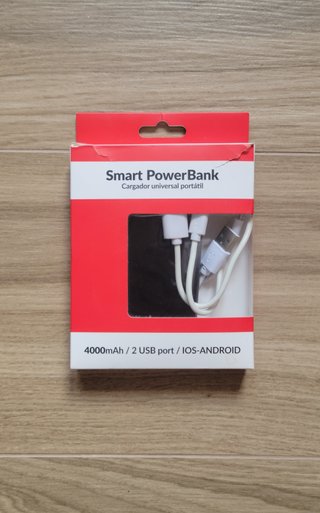 Batería portátil Smart 4000mAh 2 USB