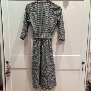 Vestido cuadros vichy Mango