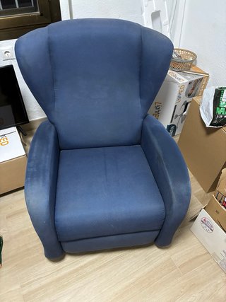 Sillón reclinable Ikea azul