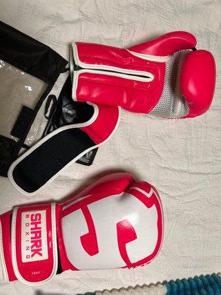 Guantes de Boxeo Shark Rosa