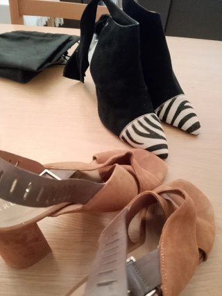 2 pares Zapatos de tacón