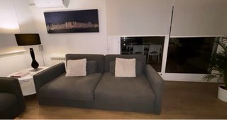 Sofá IKEA con cojines incluidos