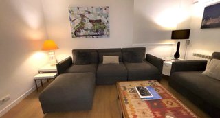 Sofá IKEA con cojines incluidos