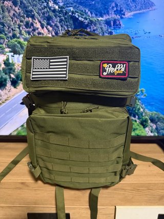 mochila tactica militar 50L verde nueva trekking