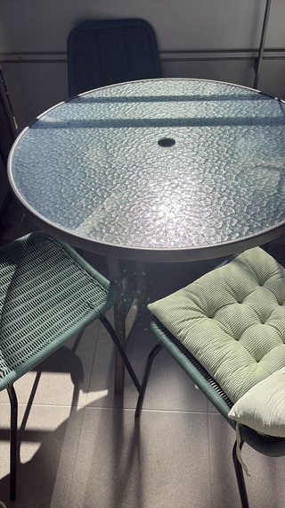 Conjunto de mesa y sillas de terraza maison du mon