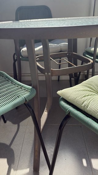 Conjunto de mesa y sillas de terraza maison du mon