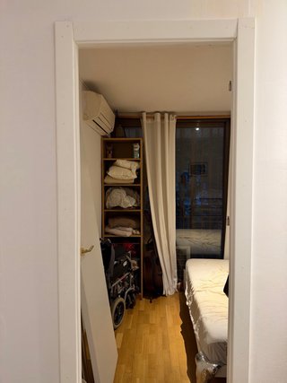 Puerta interior maciza blanca