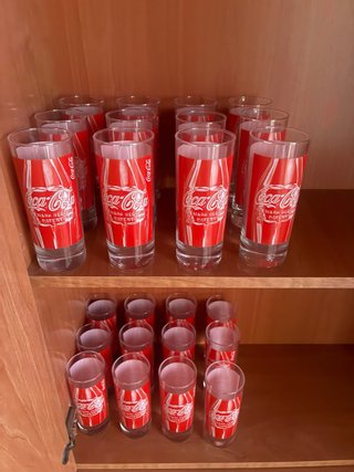 24 Vasos Coca-Cola