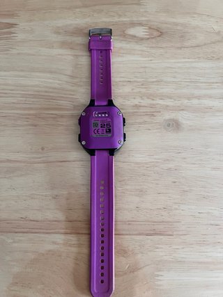 Garmin Forerunner 25 morado con banda y cargador