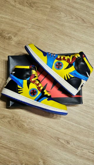 Jordan 1 custom "wolverine" talla 44