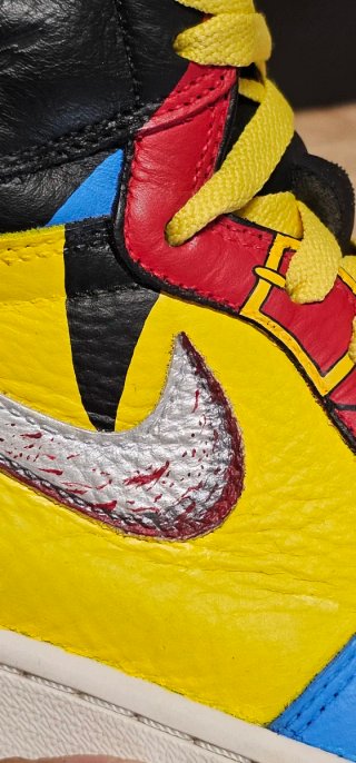 Jordan 1 custom "wolverine" talla 44