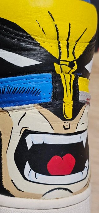 Jordan 1 custom "wolverine" talla 44