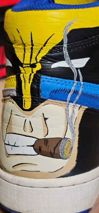 Jordan 1 custom "wolverine" talla 44