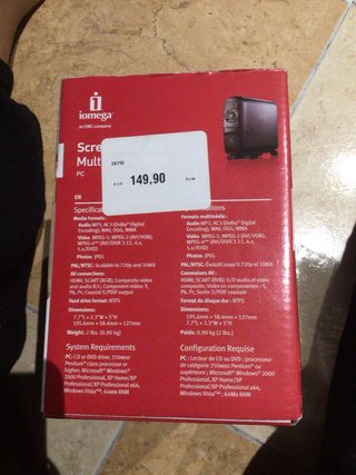 ScreenPlay hd multimedia 500Gb