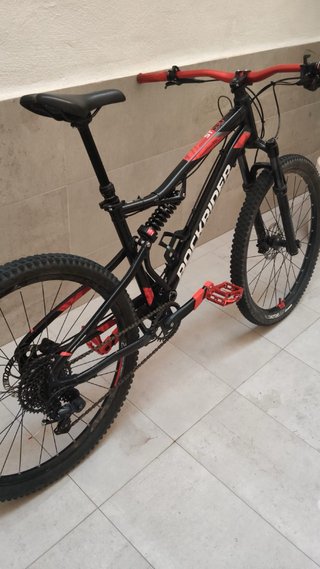 Bicicleta Rockrider ST 530s Modificada