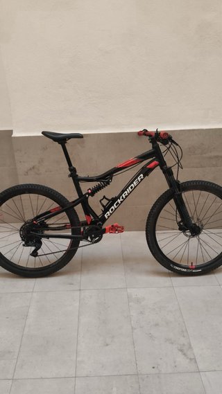 Bicicleta Rockrider ST 530s Modificada