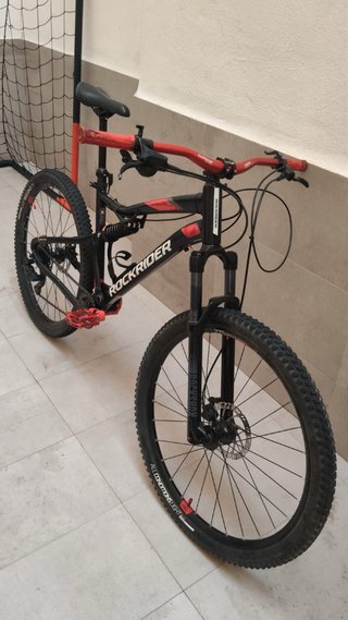 Bicicleta Rockrider ST 530s Modificada