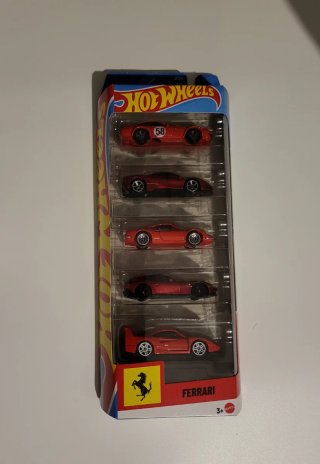 Set 5 Auto Hot Wheels Ferrari