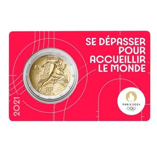 Coincard 2 euro Francia 2021. Vendo