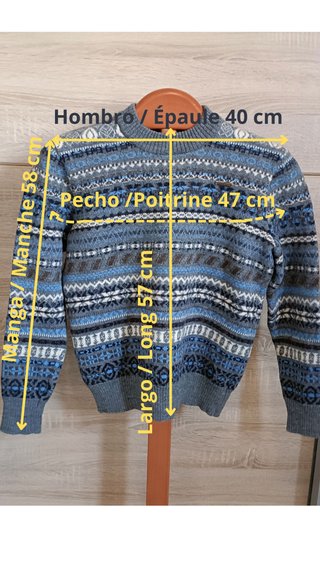 Jersey Geiger Azul (Pura lana)