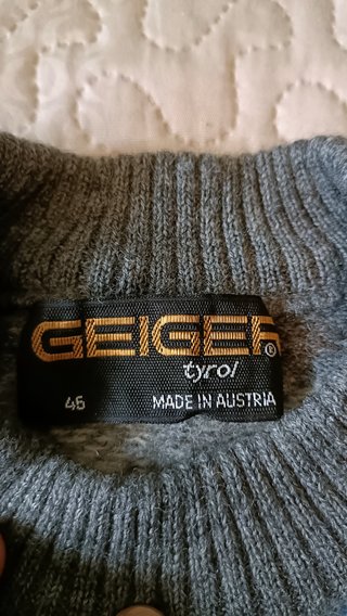 Jersey Geiger Azul (Pura lana)