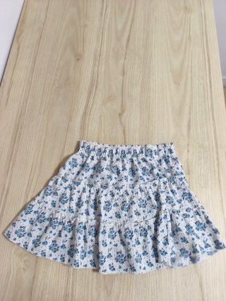 Falda de estampado de flores